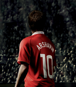 Russia Nike 08-09 Russia away (Arshavin 10)