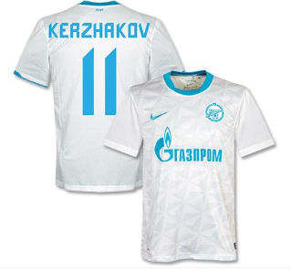 Russia Nike 2011-12 Zenit St Petersburg Away (Kerzhakov 11)