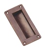 rustic Bronze Flush Pull 89x41mm