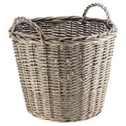Rustic Chunky Willow Log Basket