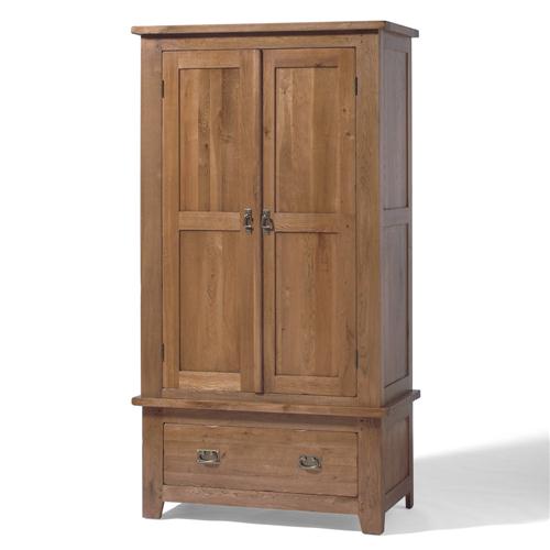 Rustic Oak Gents Wardrobe 808.413