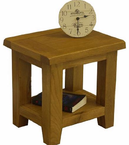 RUSTIC OAK TUCAN - RUSTIC SMALL OAK LAMP TABLE / END TABLE / SIDE TABLE