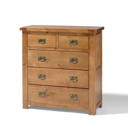 Rustic Pine 2 3 Chest of Drawers 808.203