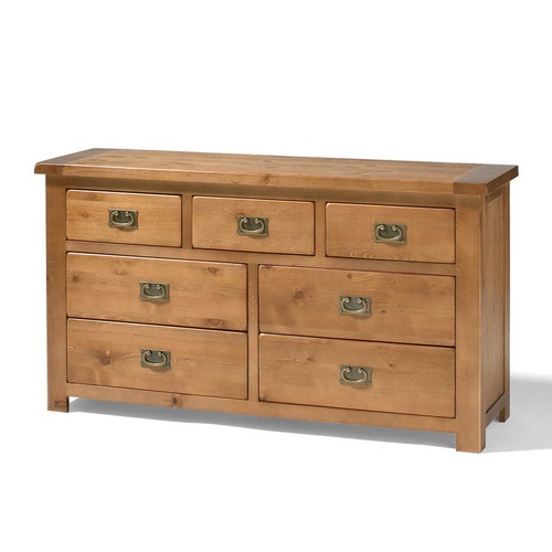 Rustic Pine 3 4 Chest of Drawers 808.205