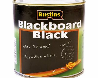 Rustins 250ml Quick Dry Blackboard Paint - Black