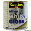 Rustins Gloss Finish Brilliant White Paint 1Ltr