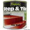 Rustins Gloss Finish Step and Tile Red Paint 1Ltr