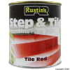 Rustins Gloss Finish Step and Tile Red Paint 500ml