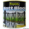 Rustins Matt Finish Black Paint 1Ltr