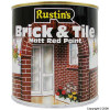 Rustins Matt Finish Brick and Tile Red Paint 1Ltr