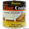 Rustins Satin Finish Clear Acrylic Floor Coating