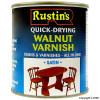 Rustins Satin Finish Quick Drying Walnut Varnish