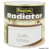 Rustins Satin White Radiator Enamel 250ml