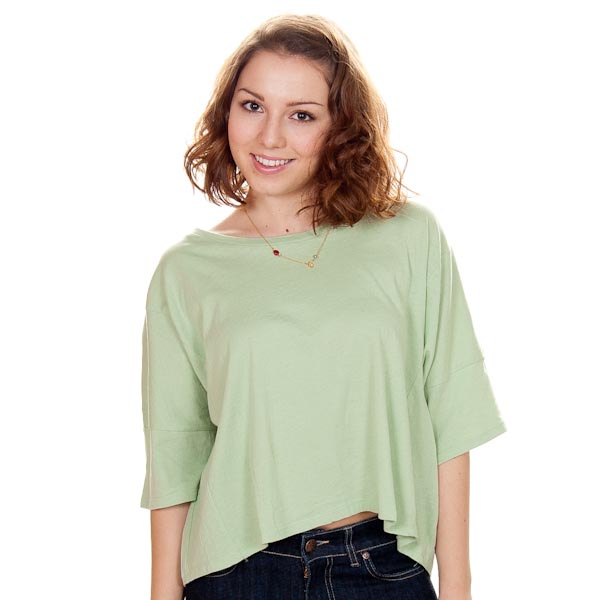 Ladies Rusty T-Shirt - LG Tee 6 - Dirty Green