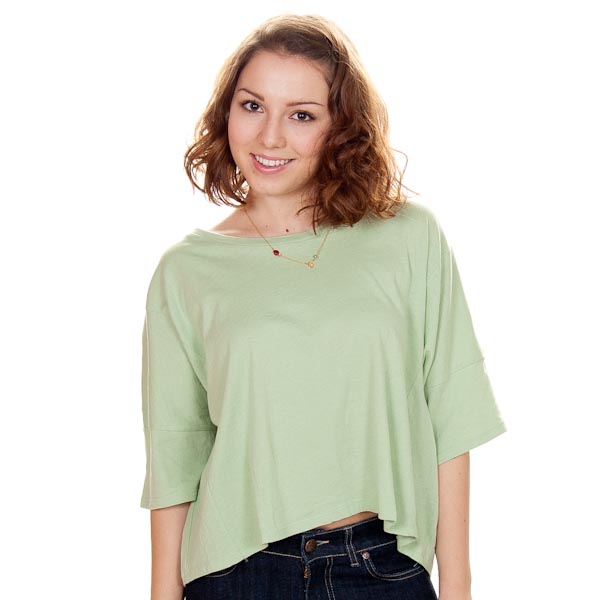 Rusty Ladies Ladies Rusty T-Shirt - LG Tee 6 - Dirty Green
