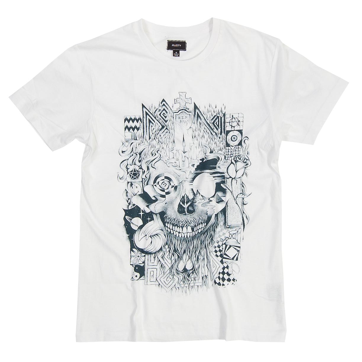 T-Shirt - Labyrinth - White TTMO657