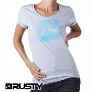 T-Shirts - Rusty Avalon T-Shirt - New Silver