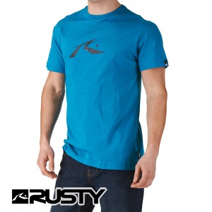 T-Shirts - Rusty R Dot T-Shirt - Deep