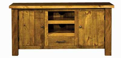 rutland Rough Sawn Wide Plasma TV Unit