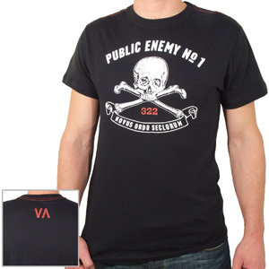RVCA Public Enemy Tee shirt