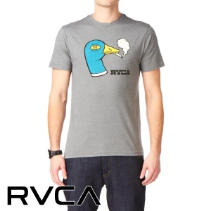 RVCA T-Shirts - RVCA Ducksmoke T-Shirt - Grey