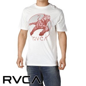 RVCA T-Shirts - RVCA Hi Res Tiger T-Shirt -