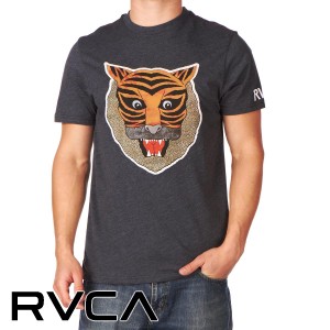 RVCA T-Shirts - RVCA Leines Tigers T-Shirt - Black