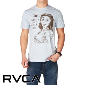 RVCA T-Shirts - RVCA Numb T-Shirt - Oxford Blue