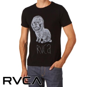 RVCA T-Shirts - RVCA Spanky Bunky T-Shirt - Black