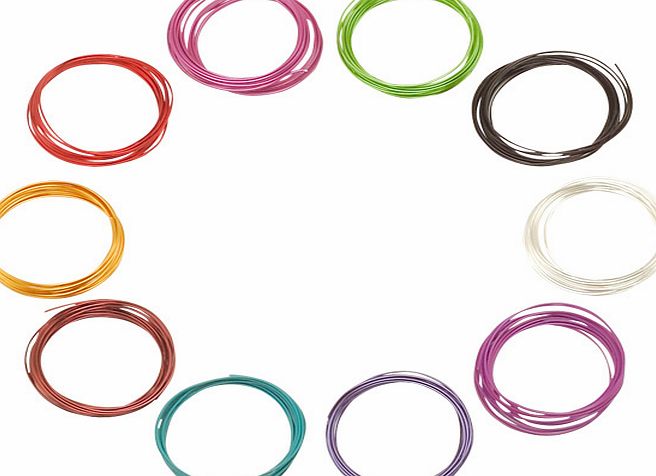 RVFM Coloured Copper Craft Wire - Pack of 10