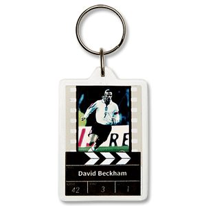 David Beckham England Home Filmcell Keyring