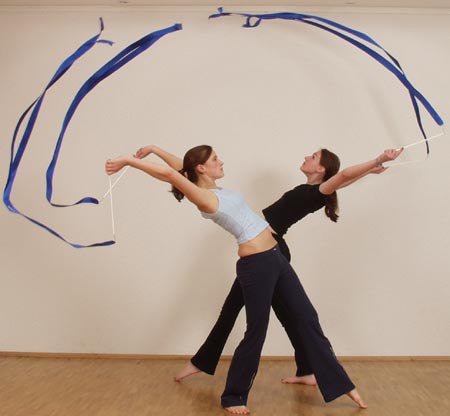 Rytmo  Double Ribbon- with rotating swivel