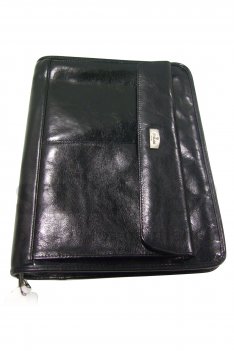 S Babila Leather Document wallet