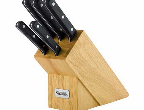 Sabatier Professional 5 Piece Knife Block Set -