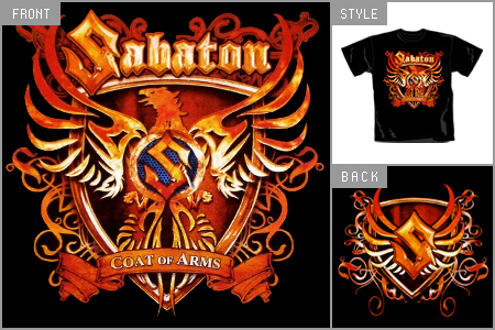 Sabaton (Coat Of Arms) T-Shirt nbl_sabaton_coa_ts