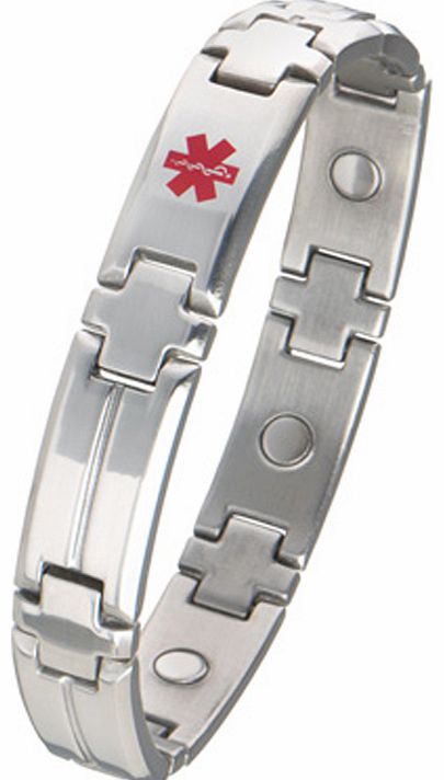 Sabona Mens Magnetic Medical Alert Bracelet
