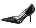 SACHA puncture chop out detail court shoe