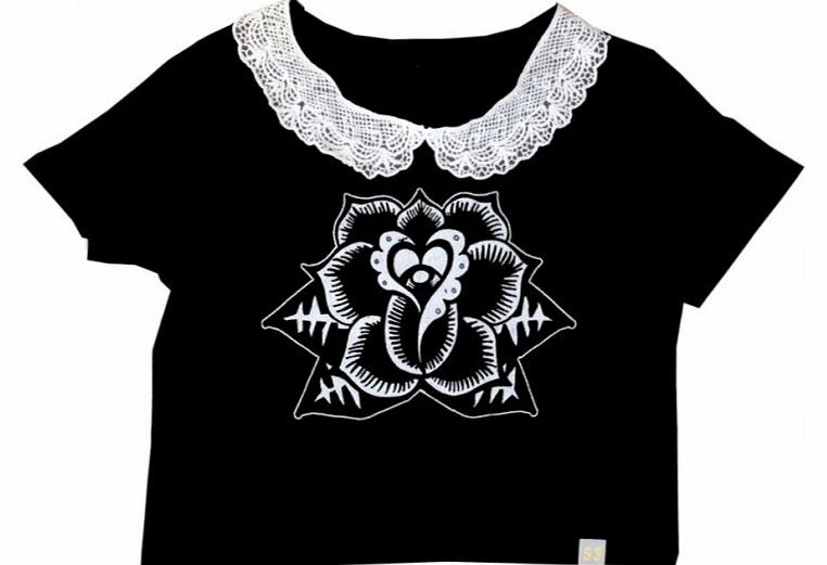 Sacred Stitches Sacred Rose Crop Top