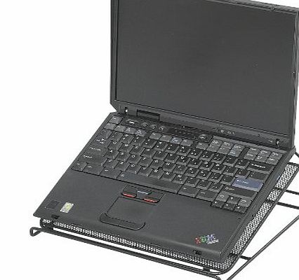 Safco Onyx Mesh Stand for Laptop - Black