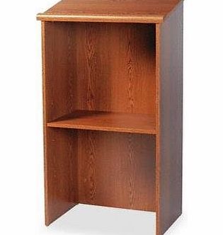 Safco Stand-Up Lectern, Medium Oak (Mo) 8915Mo Furniture Grade Particleboard