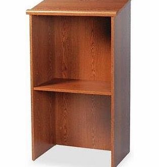 Safco Stand-Up Lectern, Medium Oak (Mo) 8915Mo Furniture Grade Particleboard