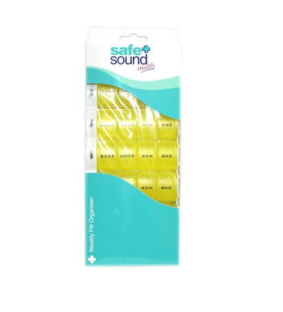 safe and Sound Weekly Pill Organiser Large