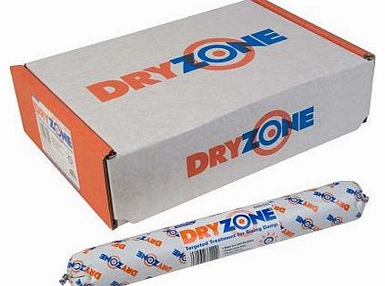 Safeguard Europe Ltd Dryzone 600ml- 10 Foil Cartridge Box- Rising Damp Treatment- DPC- Damp Proof Course Cream