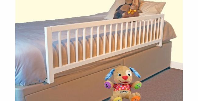Safetots Extra Wide Wooden Bed Guard White
