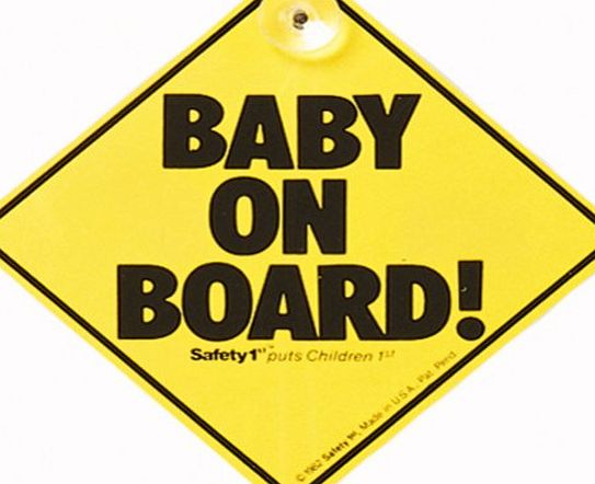 Safety 1st Baby on Board Sign