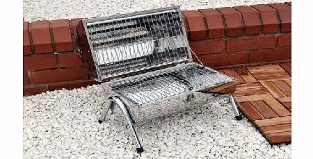 Safety Savers Kingfisher PORTABLE BBQ STAINLESS STEEL BARREL BARBEQUE