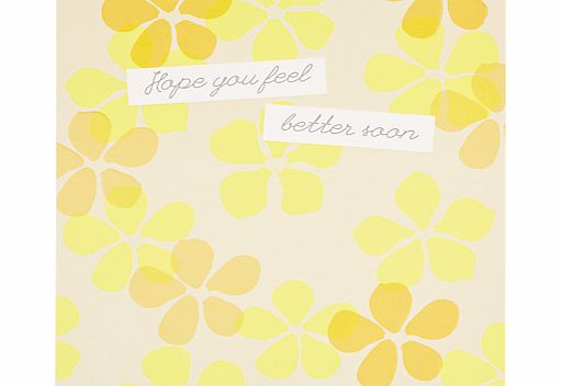 Saffron Feel Better Soon Greeting Card