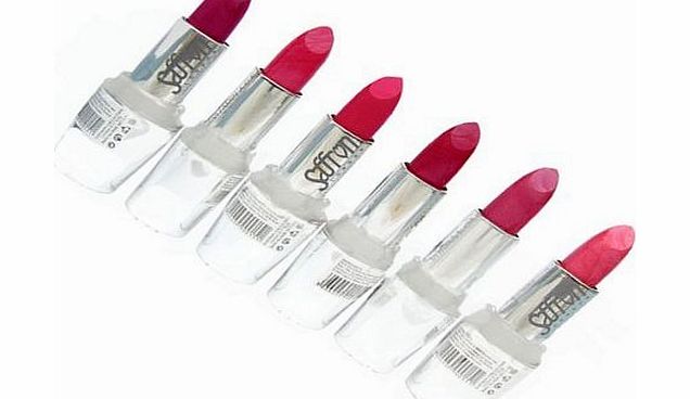 Saffron Set of 6 lipsticks RED Shades