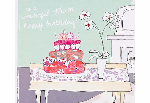 Saffron Wonderful Mum Birthday Card