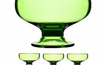 Sagaform Happy Days Bowls Green Set of 4